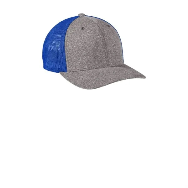 Port Authority Flexfit Melange Mesh Back Trucker Cap