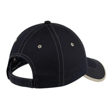 Port Authority Vintage Washed Contrast Stitch Cap.
