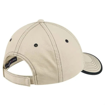 Port Authority Vintage Washed Contrast Stitch Cap.