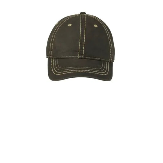 Port Authority Pigment Print Distressed Cap.