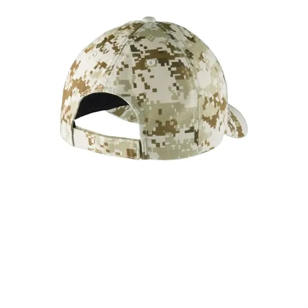 Port Authority Digital Ripstop Camouflage Cap.