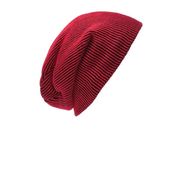 Port Authority Rib Knit Slouch Beanie.