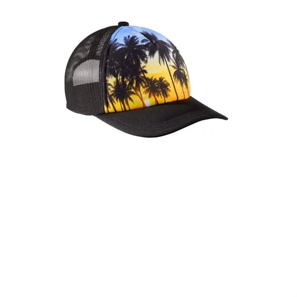 Port Authority Photo Real Snapback Trucker Cap