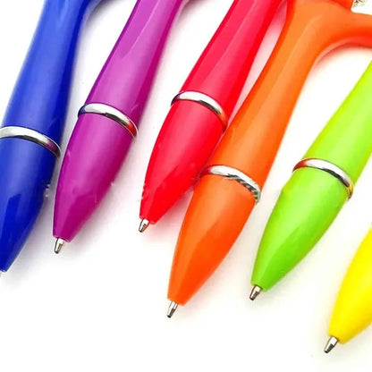 Plastic Funny Ball Pen with keychain