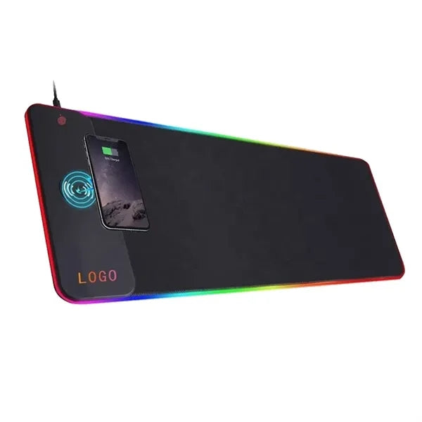 RGB Gaming Mouse Pad with Wireless Charging