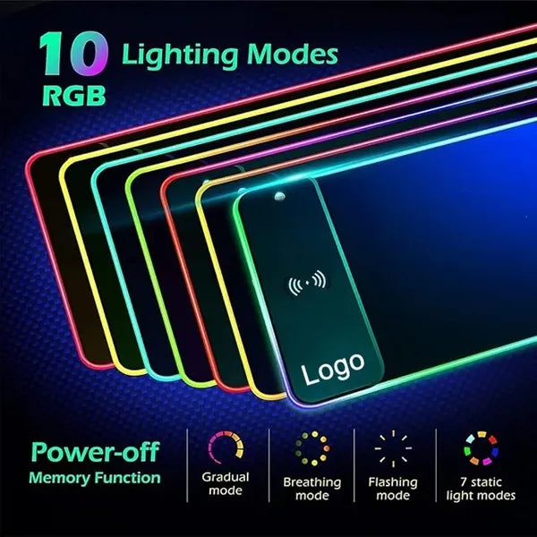 RGB Gaming Mouse Pad with Wireless Charging