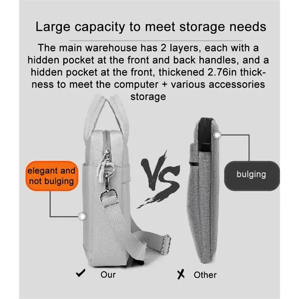 15.6 inch Large capacity Laptop bag with Shoulder Strap