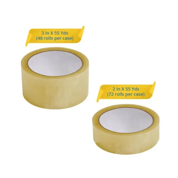 Acrylic Packaging Tapes - Clear