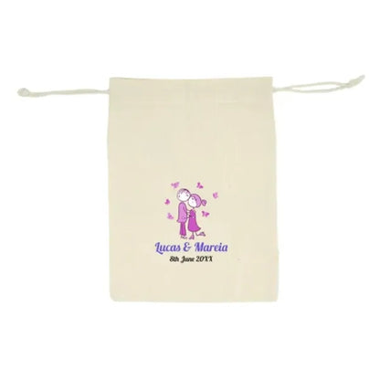 Canvas Drawstring Bags - Printed (Front and Back)