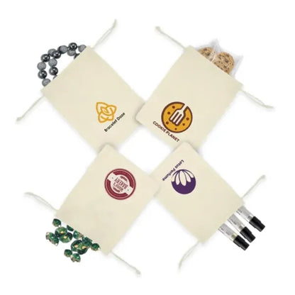 Canvas Drawstring Bags - Printed (Front and Back)