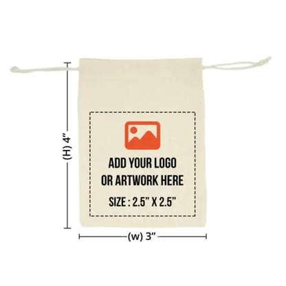 Canvas Drawstring Bags - Printed (Front and Back)