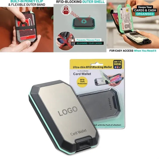 Slim Ultra-Thin RFID-Blocking Wallet