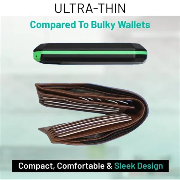Slim Ultra-Thin RFID-Blocking Wallet