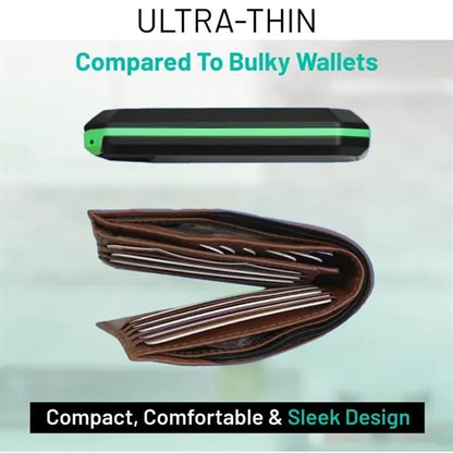 Slim Ultra-Thin RFID-Blocking Wallet