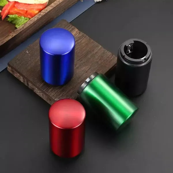 Stainless Steel Automatic Bottle Opener Push Cap Remover