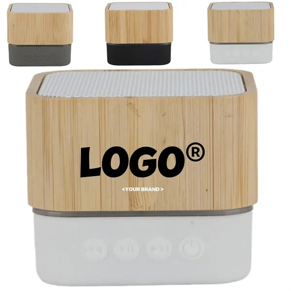 Portable Bamboo Bluetooth Speaker Wireless Eco Friendly Soun