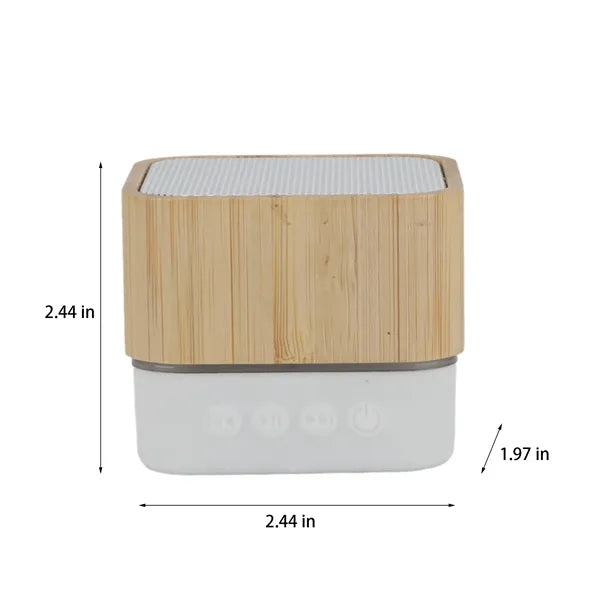 Portable Bamboo Bluetooth Speaker Wireless Eco Friendly Soun