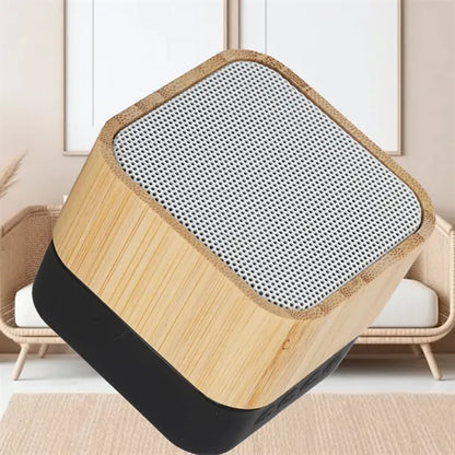 Portable Bamboo Bluetooth Speaker Wireless Eco Friendly Soun