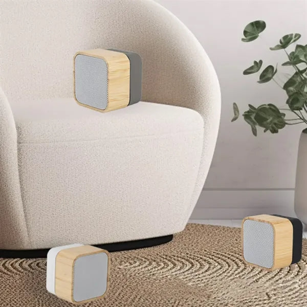 Portable Bamboo Bluetooth Speaker Wireless Eco Friendly Soun