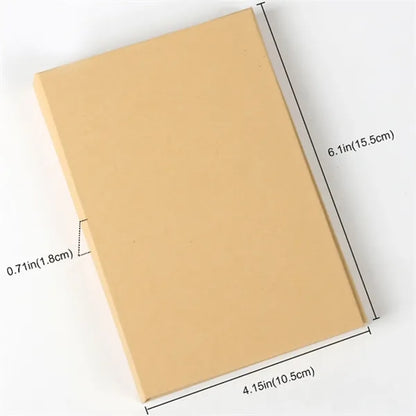 Multifunctional Kraft Paper Sticky Note Set With Pen Ruler