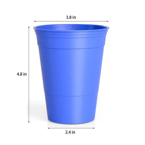 500ml PP Plastic Party Cups With Custom Logo For Events
