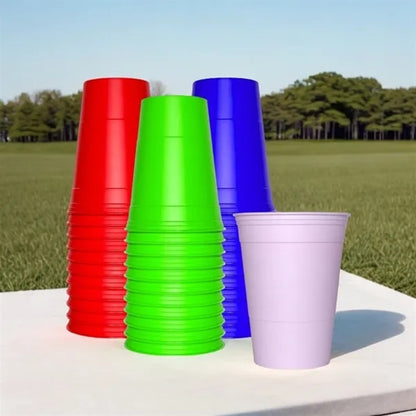500ml PP Plastic Party Cups With Custom Logo For Events