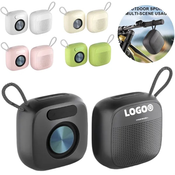 Macaron Style Mini Wireless Bluetooth Speaker With Strap