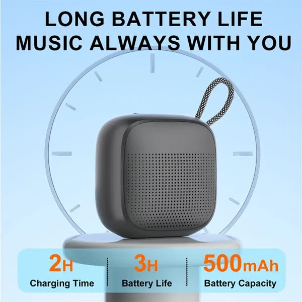 Macaron Style Mini Wireless Bluetooth Speaker With Strap
