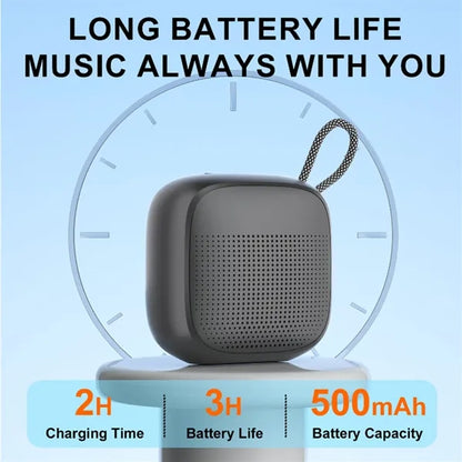 Macaron Style Mini Wireless Bluetooth Speaker With Strap