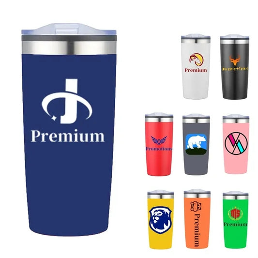 20oz. Double Wall SS / PP Tumbler with Clear Lid