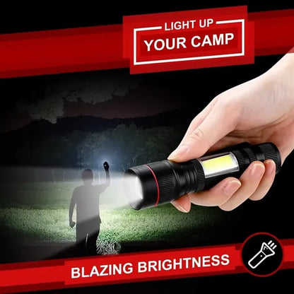 High Lumen Tactical Flashlight with Clip