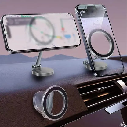 360 Degree Rotatable Magnetic Foldable Car Phone Holder