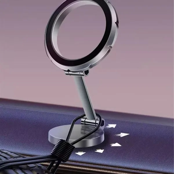 360 Degree Rotatable Magnetic Foldable Car Phone Holder