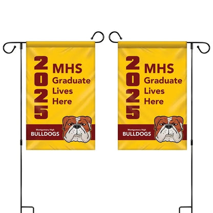 12" x 18" Custom Double Sided Garden Banner