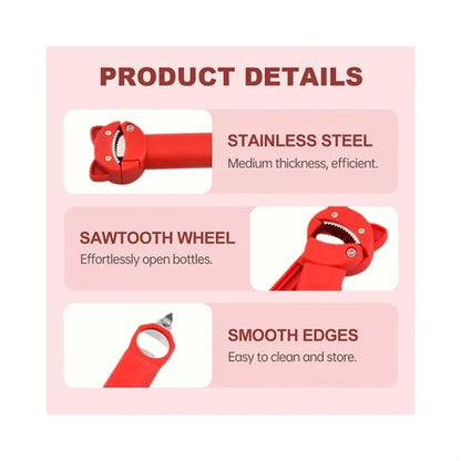 Multifunctional Retractable Bottle Opener