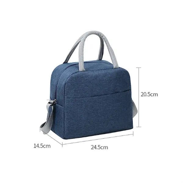 Oxford Cloth Insulated Lunch Bag with Aluminum Foil Lining