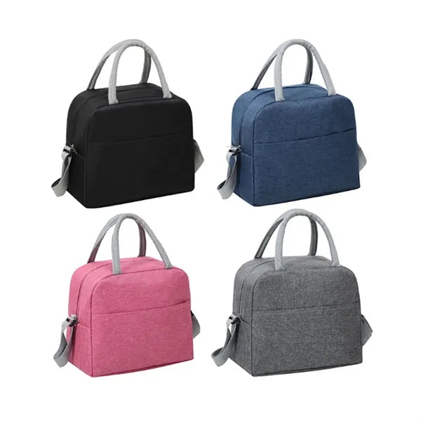 Oxford Cloth Insulated Lunch Bag with Aluminum Foil Lining