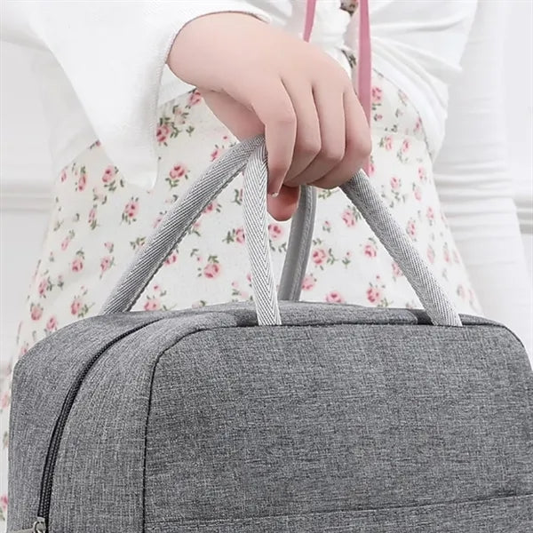 Oxford Cloth Insulated Lunch Bag with Aluminum Foil Lining