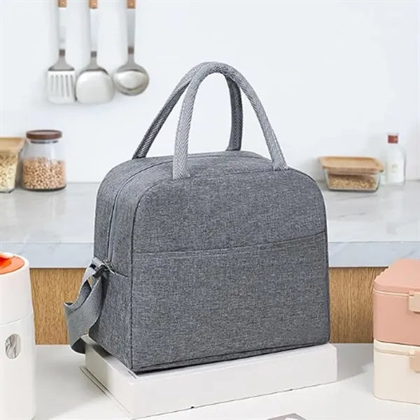 Oxford Cloth Insulated Lunch Bag with Aluminum Foil Lining
