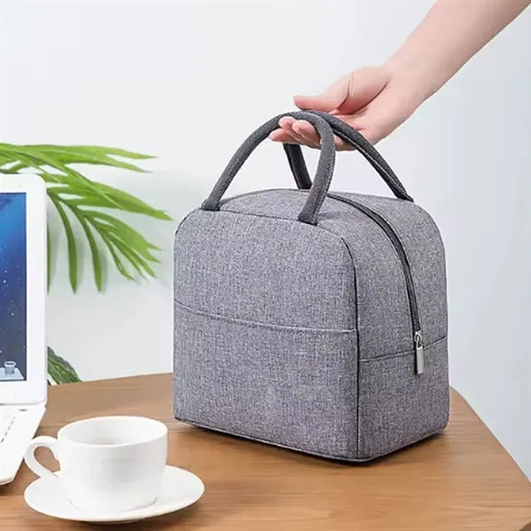 Oxford Cloth Insulated Lunch Bag with Aluminum Foil Lining