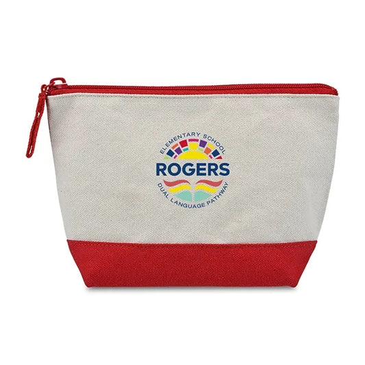 Canvas Zippered Pouch