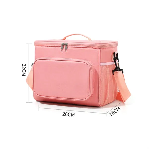 Large Capacity Oxford Cloth Insulated Lunch Box for Picnic