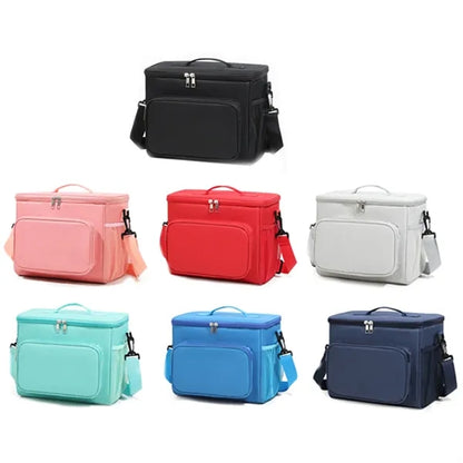 Large Capacity Oxford Cloth Insulated Lunch Box for Picnic