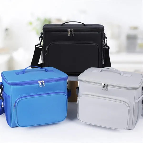Large Capacity Oxford Cloth Insulated Lunch Box for Picnic