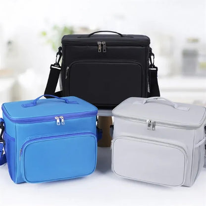 Large Capacity Oxford Cloth Insulated Lunch Box for Picnic