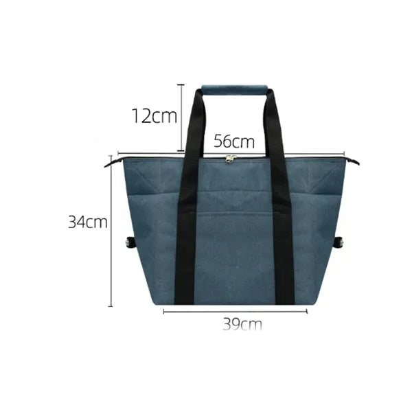 FoldableLarge Capacity Oxford Cloth Insulated Cooler Bag
