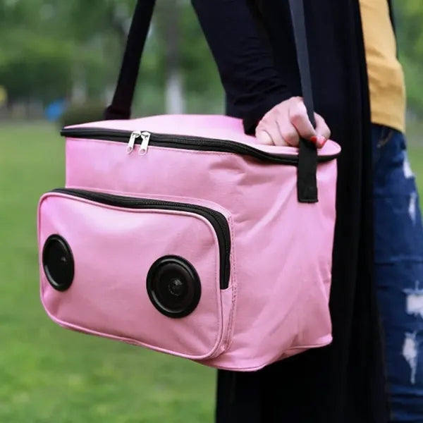 Large Capacity Oxford Insulated Bag with Bluetooth Speaker