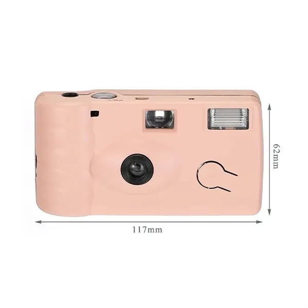 Disposable Camera with Flash and Roll of Film