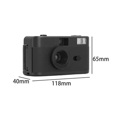 Vintage 35MM Disposable Camera with Flash for Multiple Uses