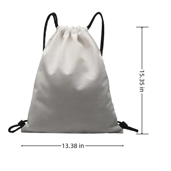 Drawstring Cinch Backpack Gym Yoga  Travel School Bags